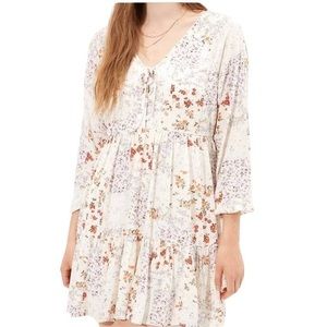 American Eagle Floral Prairie Dress